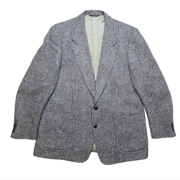 Harris Tweed 44 S Academia Quiet Luxury Blazer Jacket Coat Grad Wedding - Picture 4 of 14